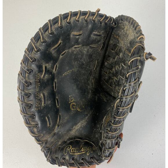 Rawlings BG-FB Black Gold LHT Oil Treated Leather 13" first base-ball glove - Picture 3 of 5